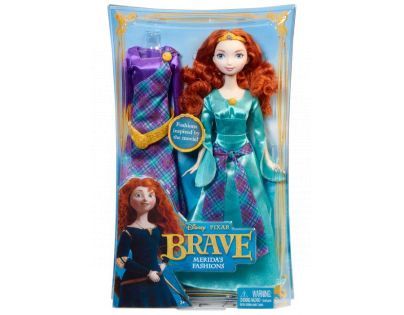 MATTEL Disney Princess - Odvážná Merida s šaty Y3470