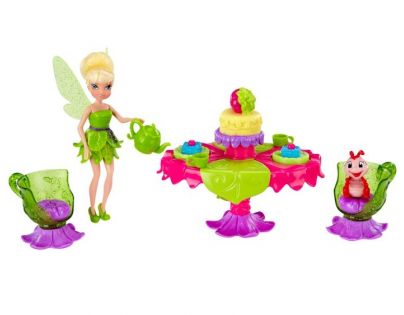 ADC Blackfire Disney Víly 11 cm panenka a velký hrací set - Víla Zvonilka s párty setem