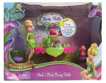 ADC Blackfire Disney Víly 11 cm panenka a velký hrací set - Víla Zvonilka s párty setem