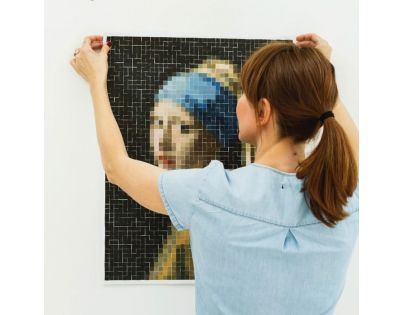 Poppik Samolepkový plagát Dievča s perlovými náušnicami