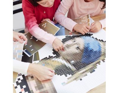 Poppik Samolepkový plagát Dievča s perlovými náušnicami