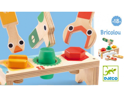 Djeco Drevený stôl pre malých kutilov