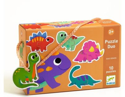 Djeco Duo Puzzle Dinosaury