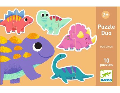 Djeco Duo Puzzle Dinosaury