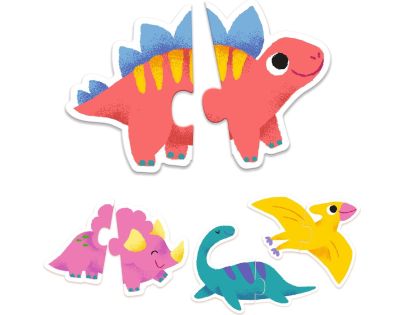 Djeco Duo Puzzle Dinosaury