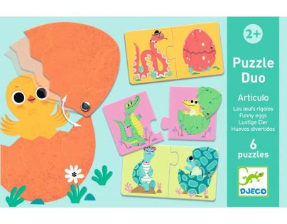 Djeco Duo Puzzle Nájdi vajíčko