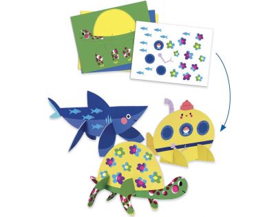 Djeco Luxusná kreatívna sada Pod vodou