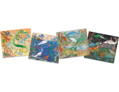 Djeco Magické obrázky Dinosaury Folie