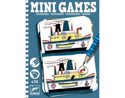 Djeco Mini Games Nájdi rozdiely Rémi