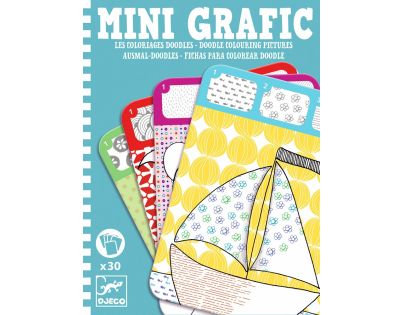 Djeco Mini Grafici: Obrázky na dokreslenie