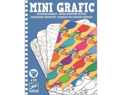 Djeco Mini Grafici: Omaľovánky so zvieratkami