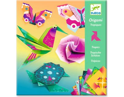 Djeco Origami neónové Trópy