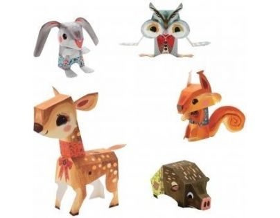 Djeco Origami skladačka Lesné zvieratká