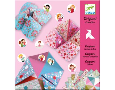Djeco Origami skladačka Nebe peklo raj Dievčenské