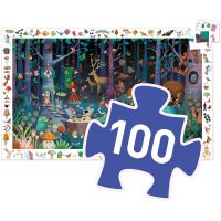 Djeco Puzzle Rozprávkový les 100 dielikov 2