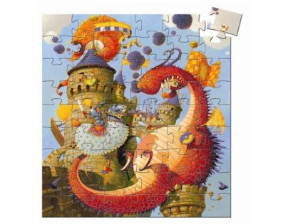 Djeco Puzzle Dračia bitka 54 dielikov