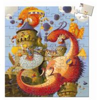 Djeco Puzzle Dračia bitka 54 dielikov 2