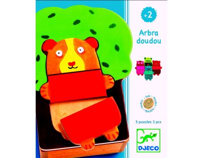 Djeco Puzzle skladanie zvieratiek