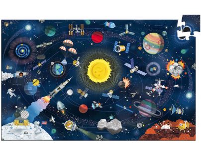 Djeco Puzzle Vesmír s popisom 200 dielikov