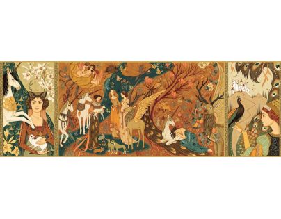 Djeco Puzzle Záhrada s jednorožcom 500 dielikov