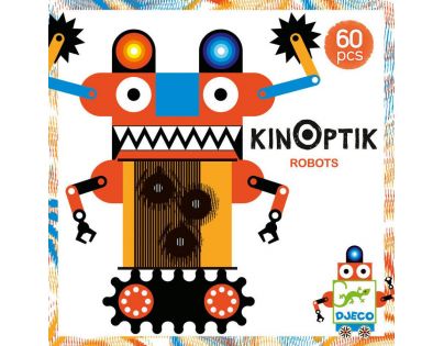 Djeco Puzzle kinoptik Roboti 60 dielikov