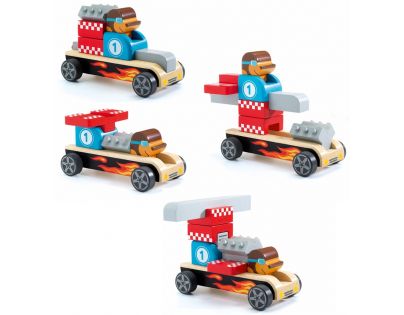 Djeco DREVENÉ SKLADACIE AUTO - BULDY BOLIDE