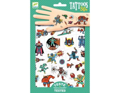 Djeco Tetovanie Superhrdinovia proti votrelcom