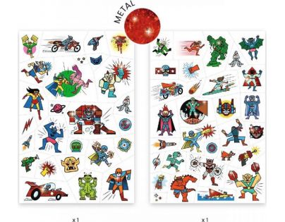 Djeco Tetovanie Superhrdinovia proti votrelcom