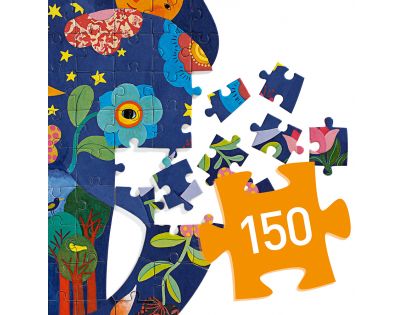 Djeco Puzzle veľké Rozprávkový slon 150 dielikov