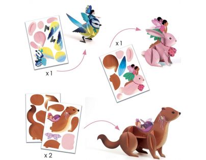 Djeco Veľký kreatívny box Fairy