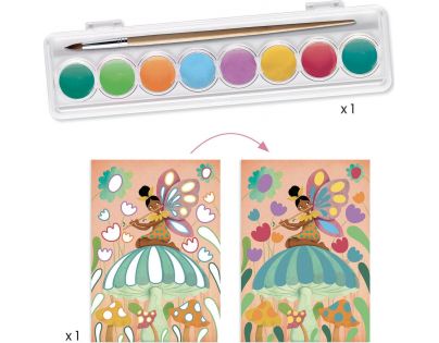 Djeco Veľký kreatívny box Fairy