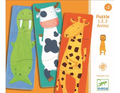 Djeco Veselá zvieratká puzzle