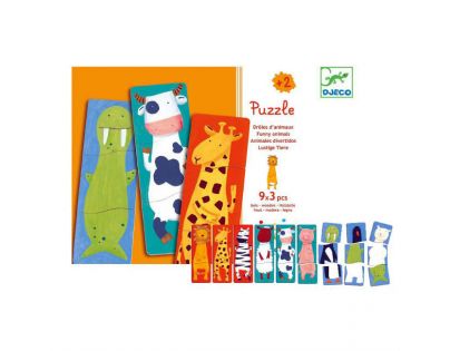 Djeco Veselá zvieratká puzzle