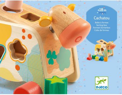 Djeco Vkladanie tvarov Kravička