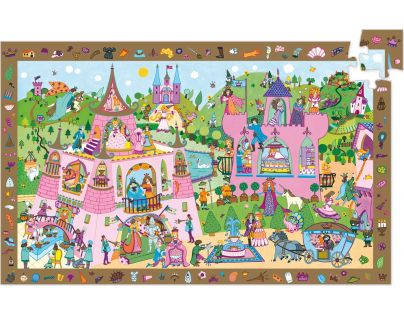 Djeco Vyhľadávacie puzzle Princezná 54 dielikov