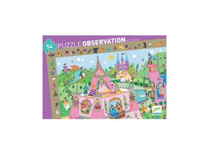 Djeco Vyhľadávacie puzzle Princezná 54 dielikov