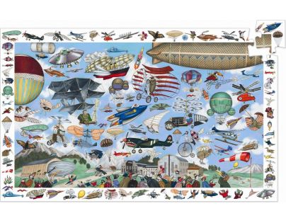 Djeco Puzzle vyhľadávací Vzdušná doprava 200 dielikov