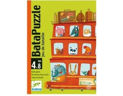 Djeco Zábavná kartová hra BataPuzzle
