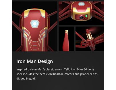 DJI Tello RC Drone Edice Iron Man