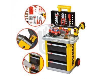 Dílna bricolage Worko, 30 doplňků Smoby 500081