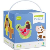 Dodo Puzzle Ovocie a zelenina a domáce zvieratká 9 dielikov 4