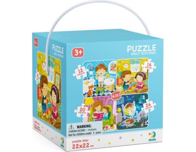 DoDo Puzzle 4v1 Môj deň