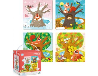 DoDo Puzzle 4v1 Ročné obdobia