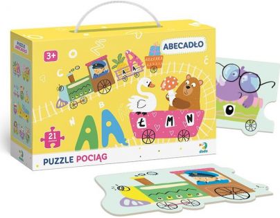 DoDo Puzzle Vlak s abecedou 21 dielikov