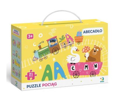 DoDo Puzzle Vlak s abecedou 21 dielikov