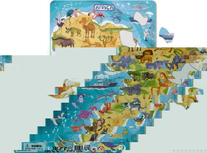 DoDo Puzzle Zvieratá Afrika 53 dielikov