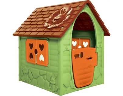 Dohany Domček s kvietkom zelený