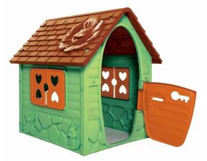 Dohany Domček s kvietkom zelený