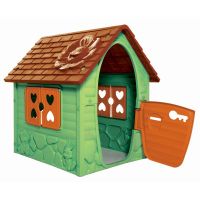 Dohany Domček s kvietkom zelený 2