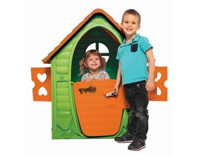 Dohany Domček s kvietkom zelený